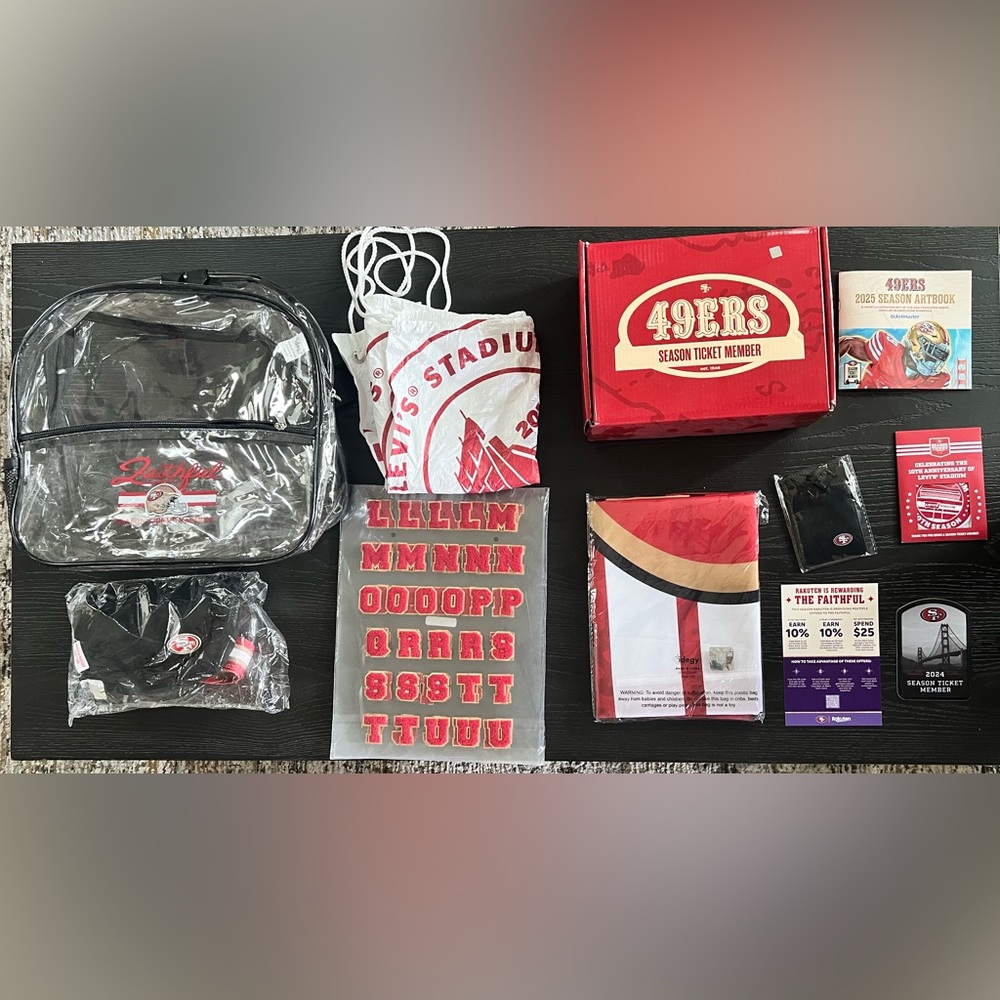49ers Fan Faithful Season Ticket Member Merchandise
